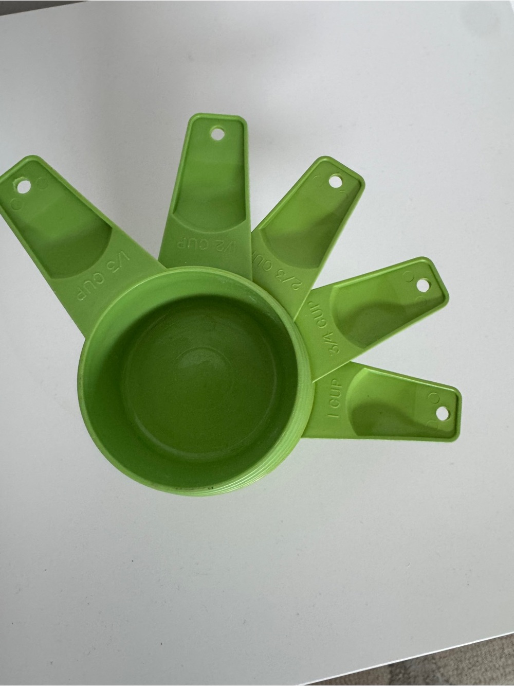 Tupperware Green Nesting Cup Set - replacements